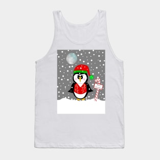 CHRISTMAS Funny Penguin. Tank Top